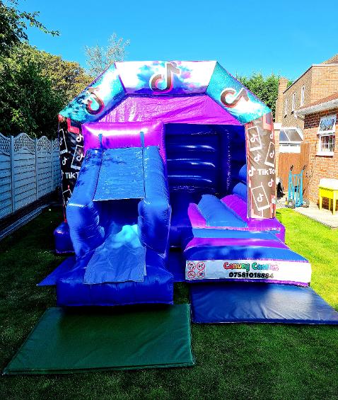 tiktok bouncy castle hire